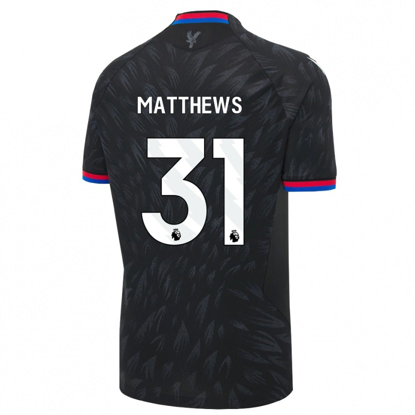 Danxen Męski Remi Matthews #31 Czarny Niebieski Czerwony Wyjazdowa Koszulka 2026/27 Koszulki Klubowe