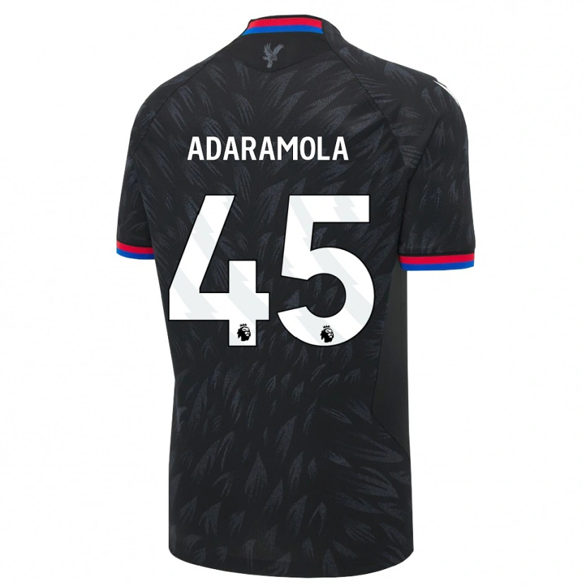 Danxen Męski Tayo Adaramola #45 Czarny Niebieski Czerwony Wyjazdowa Koszulka 2026/27 Koszulki Klubowe