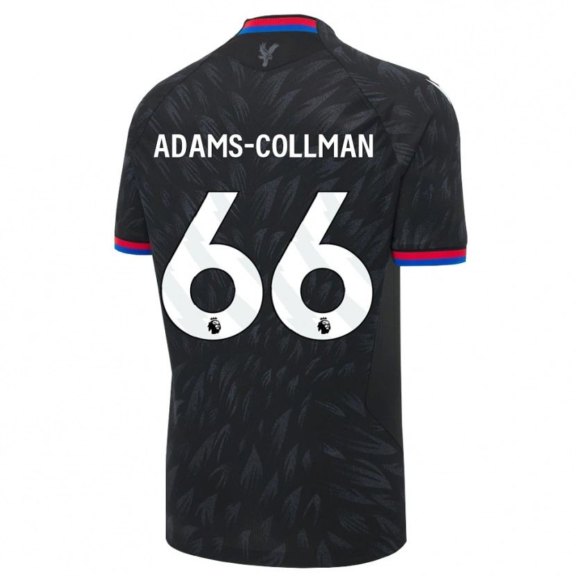 Danxen Męski Kai-Reece Adams-Collman #66 Czarny Niebieski Czerwony Wyjazdowa Koszulka 2026/27 Koszulki Klubowe