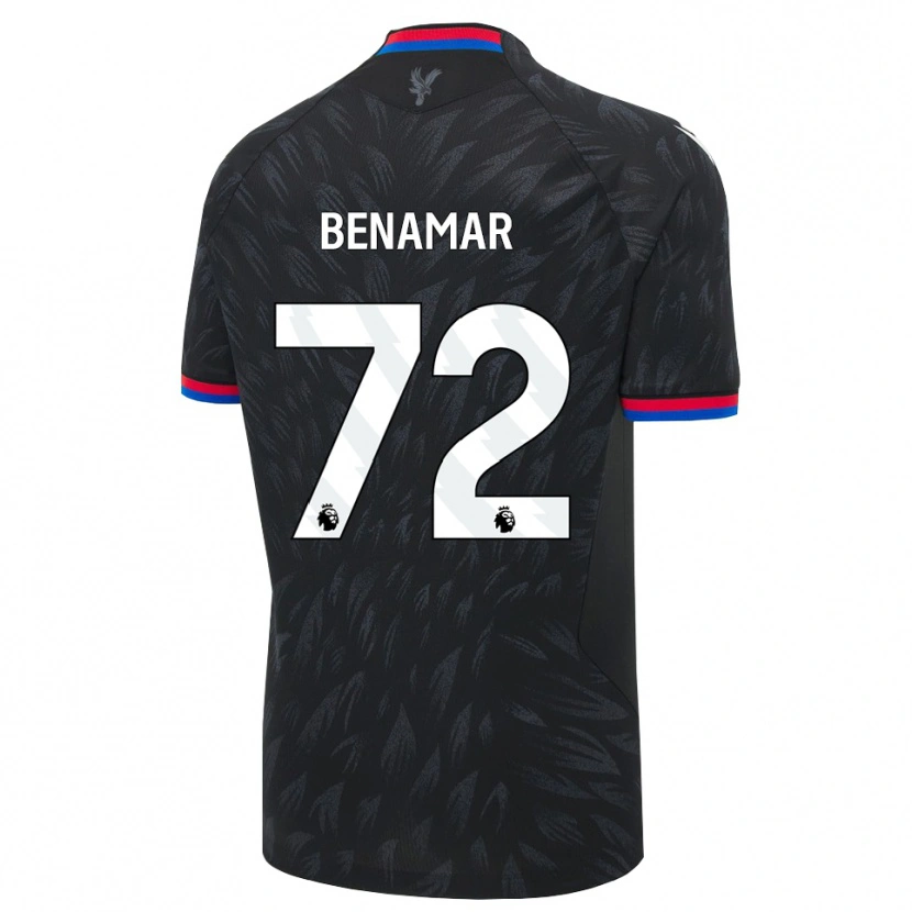 Danxen Męski Dean Benamar #72 Czarny Niebieski Czerwony Wyjazdowa Koszulka 2026/27 Koszulki Klubowe