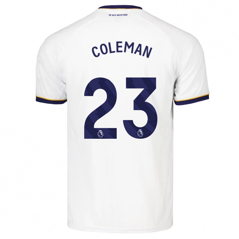 Danxen Męski Seamus Coleman #23 Północnoniebieski Biały Żółty Wyjazdowa Koszulka 2026/27 Koszulki Klubowe