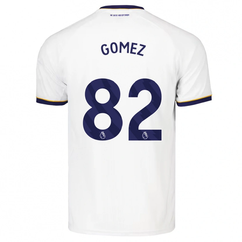 Danxen Męski Francis Gomez #82 Północnoniebieski Biały Żółty Wyjazdowa Koszulka 2026/27 Koszulki Klubowe