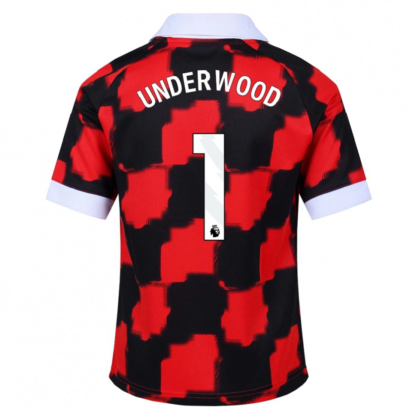 Danxen Męski Marco Underwood #1 Czerwony Biały Czarny Wyjazdowa Koszulka 2026/27 Koszulki Klubowe