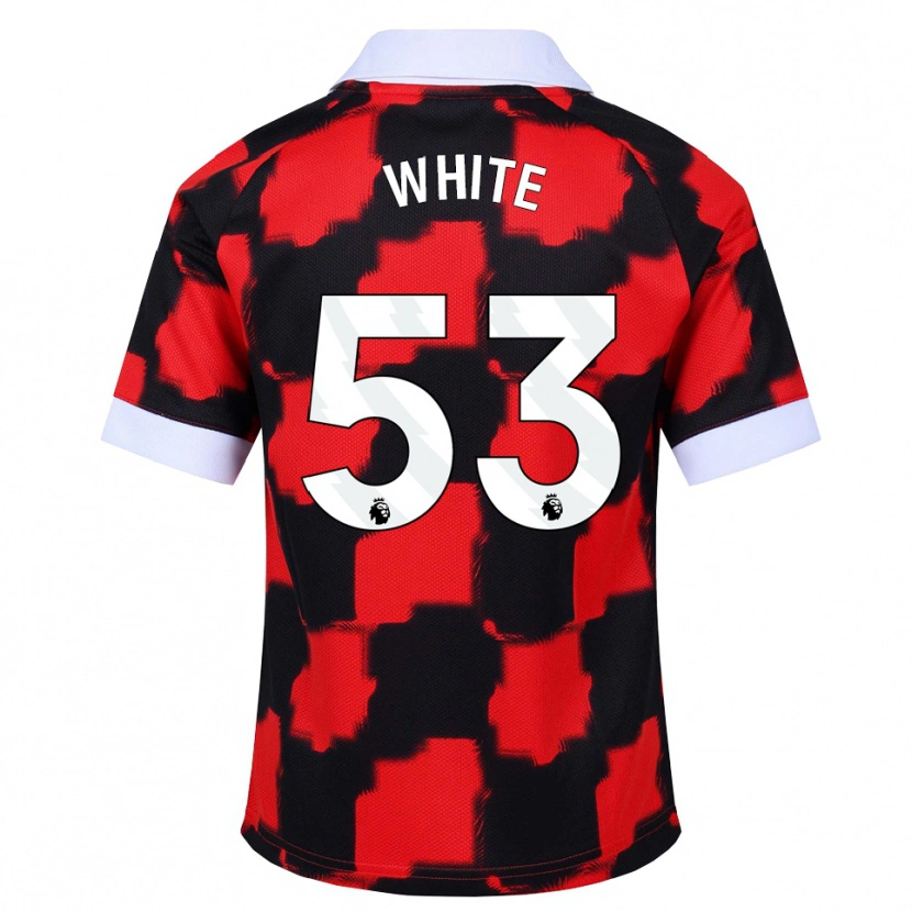 Danxen Męski Alfie White #53 Czerwony Biały Czarny Wyjazdowa Koszulka 2026/27 Koszulki Klubowe