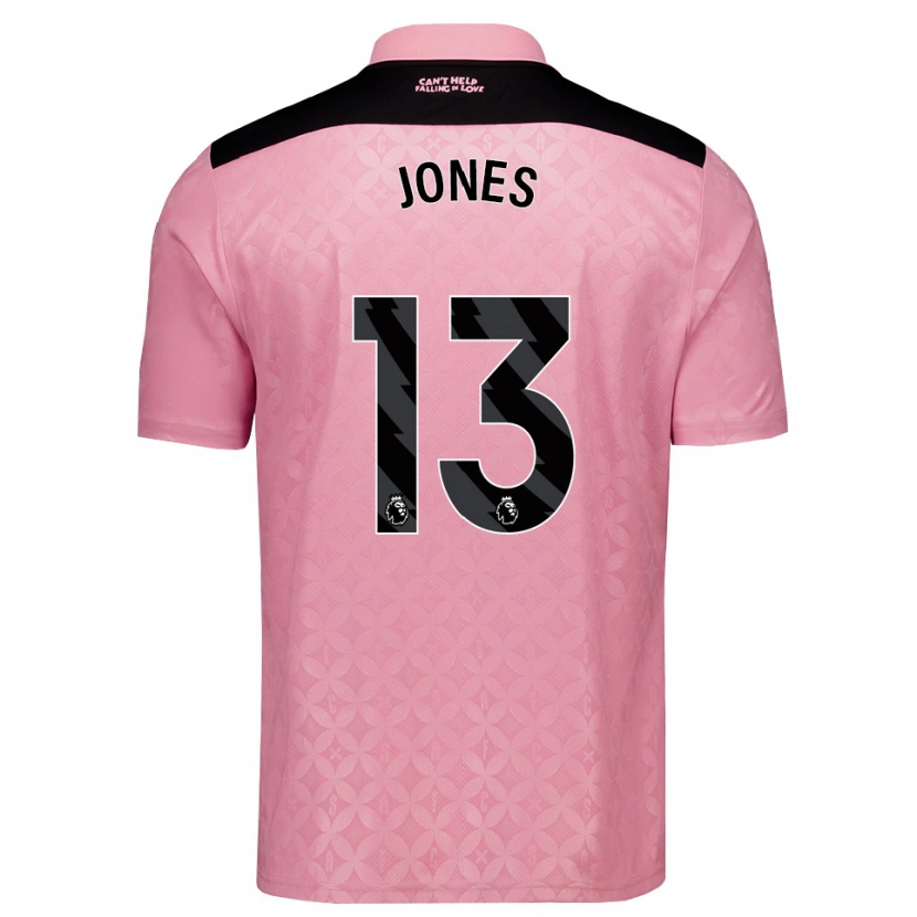 Danxen Męski Josh Jones #13 Jasnoróżowy Czarny Wyjazdowa Koszulka 2026/27 Koszulki Klubowe