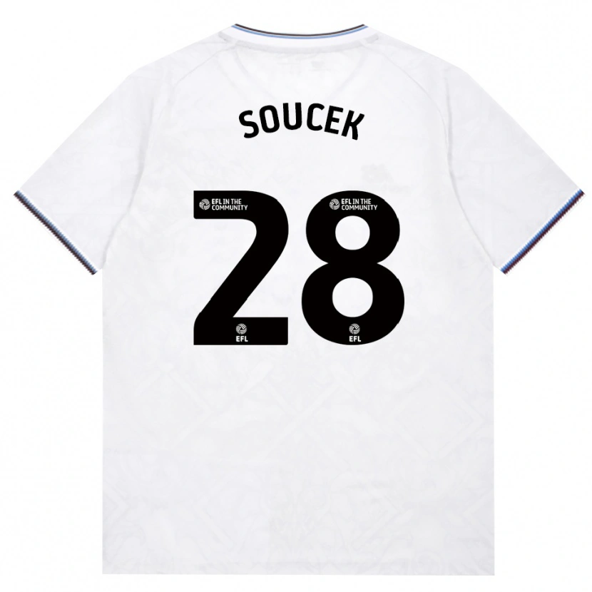 Danxen Męski Tomáš Souček #28 Bordowy Biały Wyjazdowa Koszulka 2026/27 Koszulki Klubowe