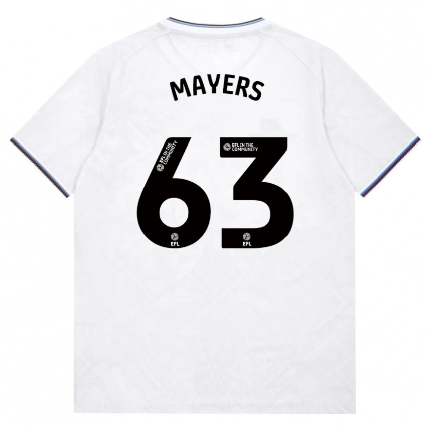 Danxen Męski Ezra Mayers #63 Bordowy Biały Wyjazdowa Koszulka 2026/27 Koszulki Klubowe