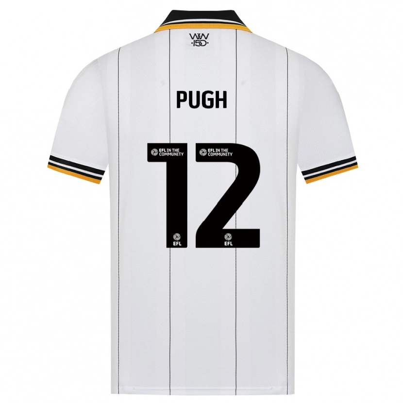 Danxen Męski Caden Pugh #12 Pomarańczowy Biały Czarny Wyjazdowa Koszulka 2026/27 Koszulki Klubowe