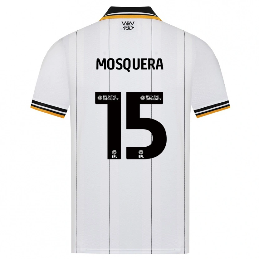 Danxen Męski Yerson Mosquera #15 Pomarańczowy Biały Czarny Wyjazdowa Koszulka 2026/27 Koszulki Klubowe