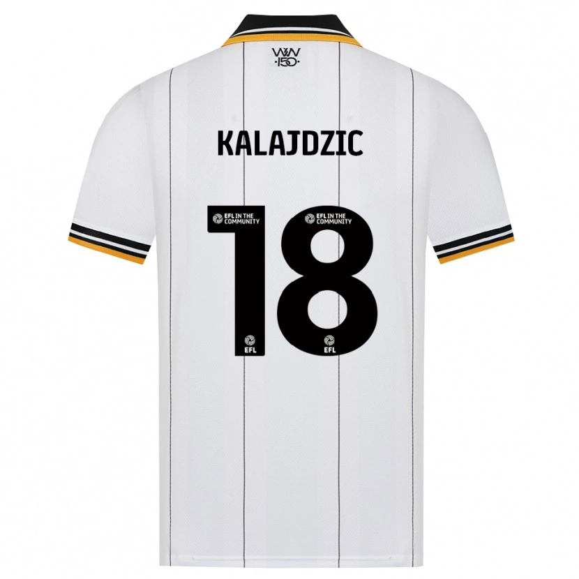 Danxen Męski Sasa Kalajdzic #18 Pomarańczowy Biały Czarny Wyjazdowa Koszulka 2026/27 Koszulki Klubowe