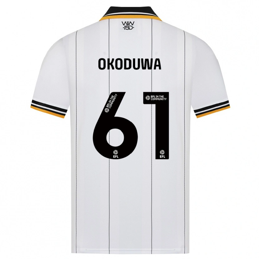 Danxen Męski Wesley Okoduwa #61 Pomarańczowy Biały Czarny Wyjazdowa Koszulka 2026/27 Koszulki Klubowe
