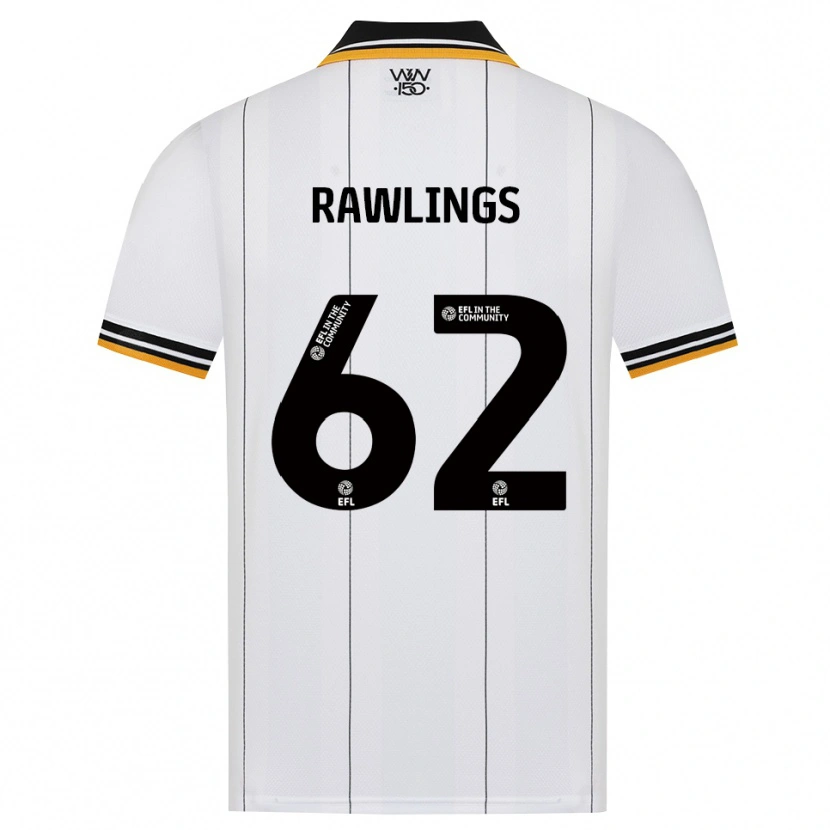 Danxen Męski Luke Rawlings #62 Pomarańczowy Biały Czarny Wyjazdowa Koszulka 2026/27 Koszulki Klubowe
