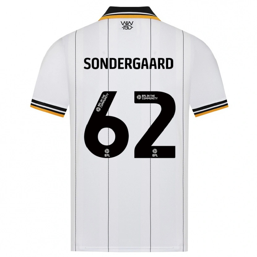 Danxen Męski Andreas Sondergaard #62 Pomarańczowy Biały Czarny Wyjazdowa Koszulka 2026/27 Koszulki Klubowe