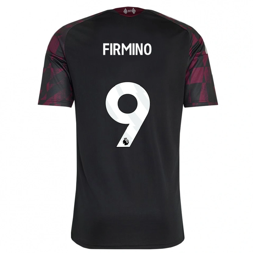Danxen Męski Roberto Firmino #9 Czarny Biały Fioletowy Trzeci Komplet Koszulka 2026/27 Koszulki Klubowe