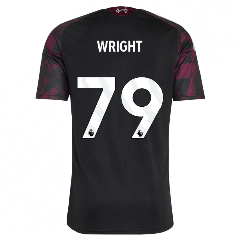 Danxen Męski Will Wright #79 Czarny Biały Fioletowy Trzeci Komplet Koszulka 2026/27 Koszulki Klubowe