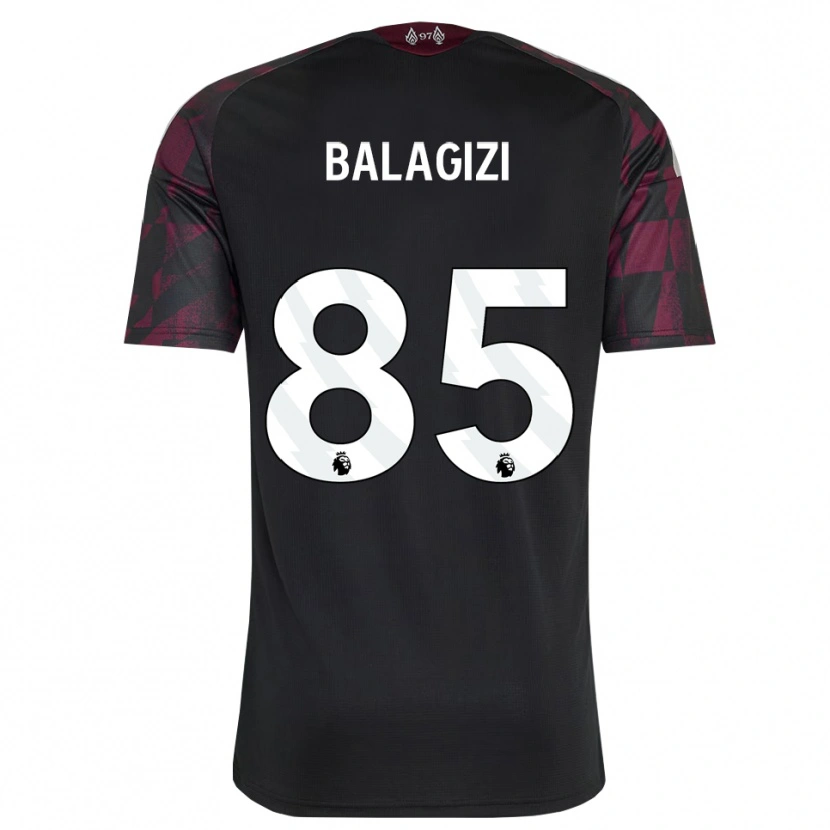 Danxen Męski James Balagizi #85 Czarny Biały Fioletowy Trzeci Komplet Koszulka 2026/27 Koszulki Klubowe