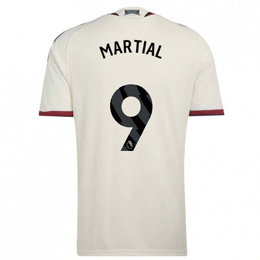 Danxen Męski Anthony Martial #9 Beżowy Czarny Czerwony Trzeci Komplet Koszulka 2026/27 Koszulki Klubowe