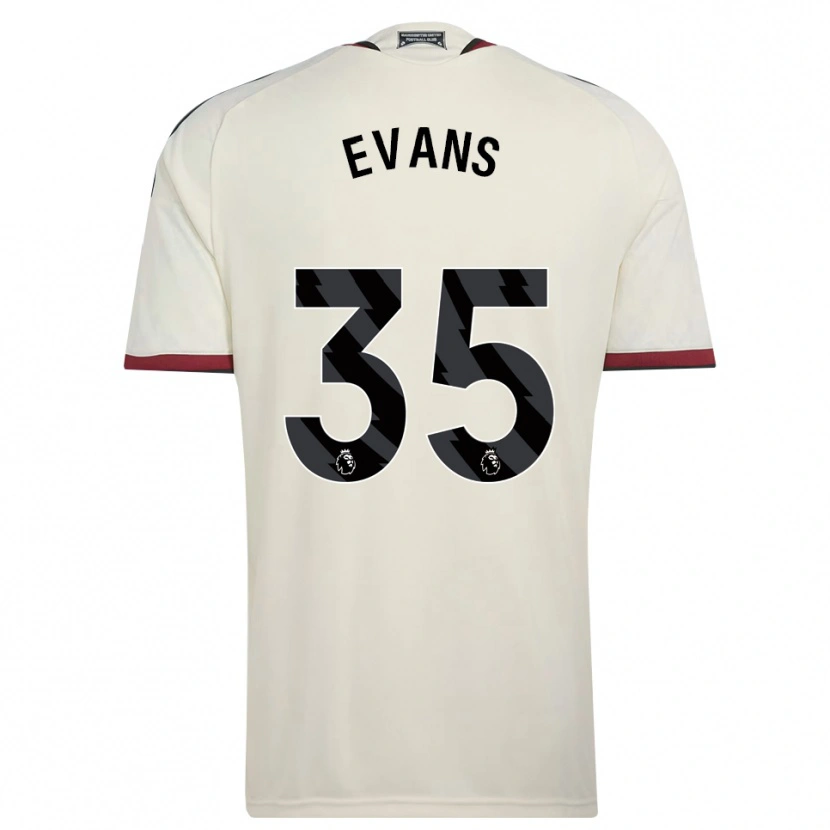 Danxen Męski Jonny Evans #35 Beżowy Czarny Czerwony Trzeci Komplet Koszulka 2026/27 Koszulki Klubowe