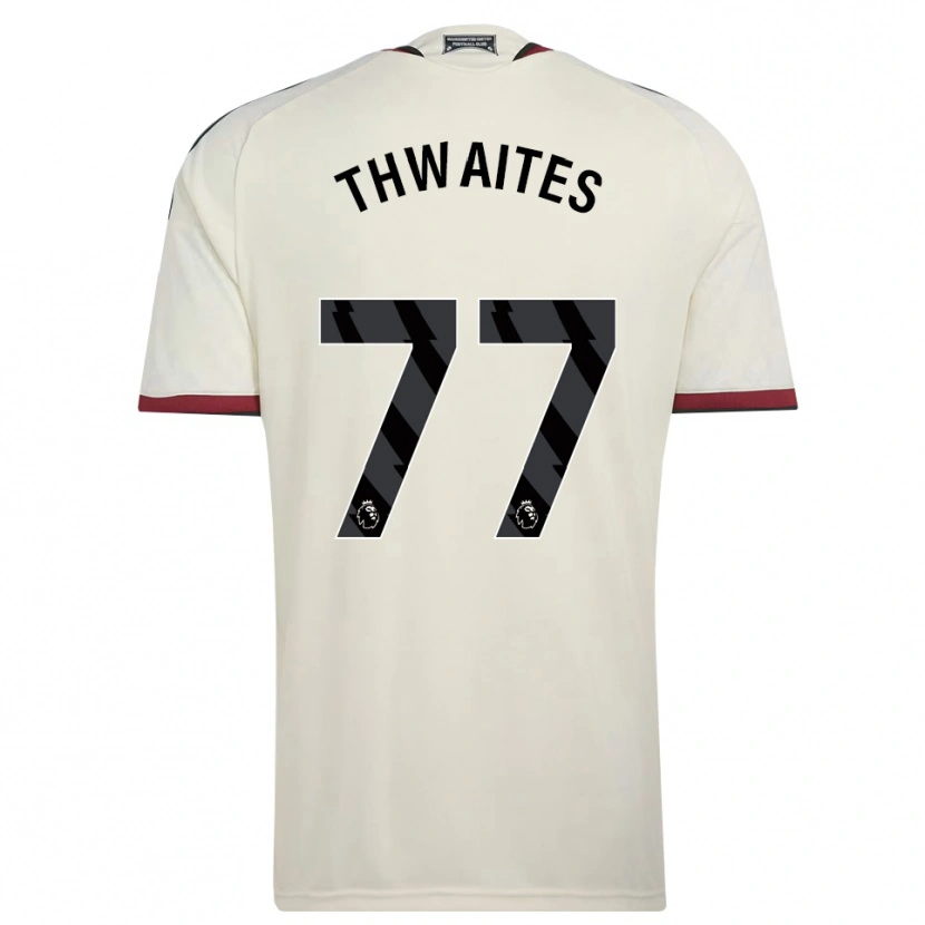 Danxen Męski Jim Thwaites #77 Beżowy Czarny Czerwony Trzeci Komplet Koszulka 2026/27 Koszulki Klubowe