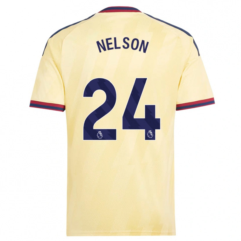 Danxen Męski Reiss Nelson #24 Jasnożółty Północnoniebieski Trzeci Komplet Koszulka 2026/27 Koszulki Klubowe