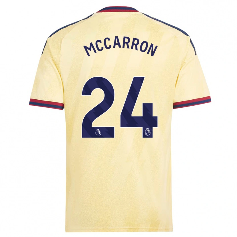 Danxen Męski Daniel Mccarron #24 Jasnożółty Północnoniebieski Trzeci Komplet Koszulka 2026/27 Koszulki Klubowe