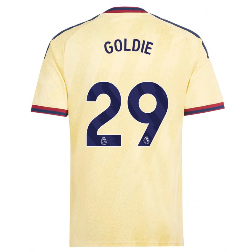 Danxen Męski Teyah Goldie #29 Jasnożółty Północnoniebieski Trzeci Komplet Koszulka 2026/27 Koszulki Klubowe
