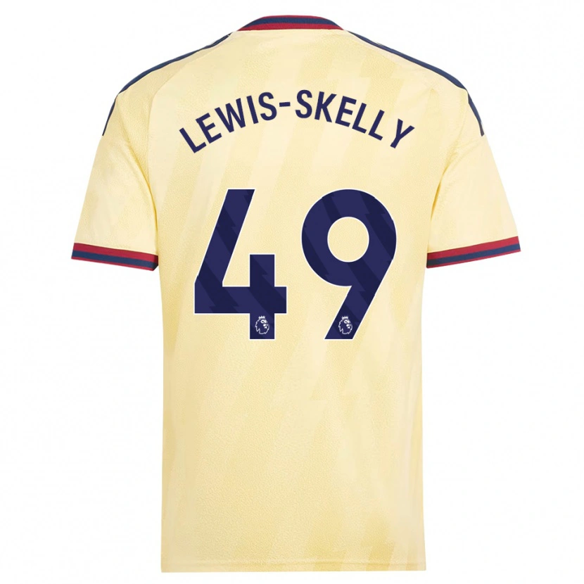 Danxen Męski Myles Lewis-Skelly #49 Jasnożółty Północnoniebieski Trzeci Komplet Koszulka 2026/27 Koszulki Klubowe