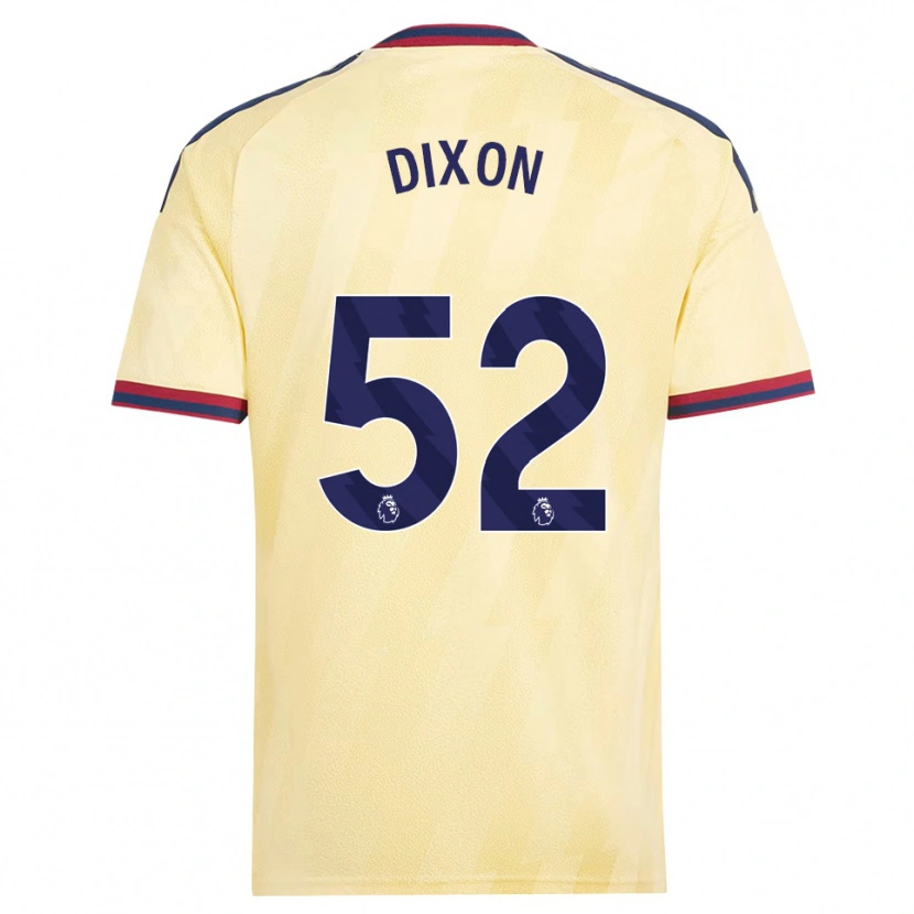 Danxen Męski Jaden Dixon #52 Jasnożółty Północnoniebieski Trzeci Komplet Koszulka 2026/27 Koszulki Klubowe