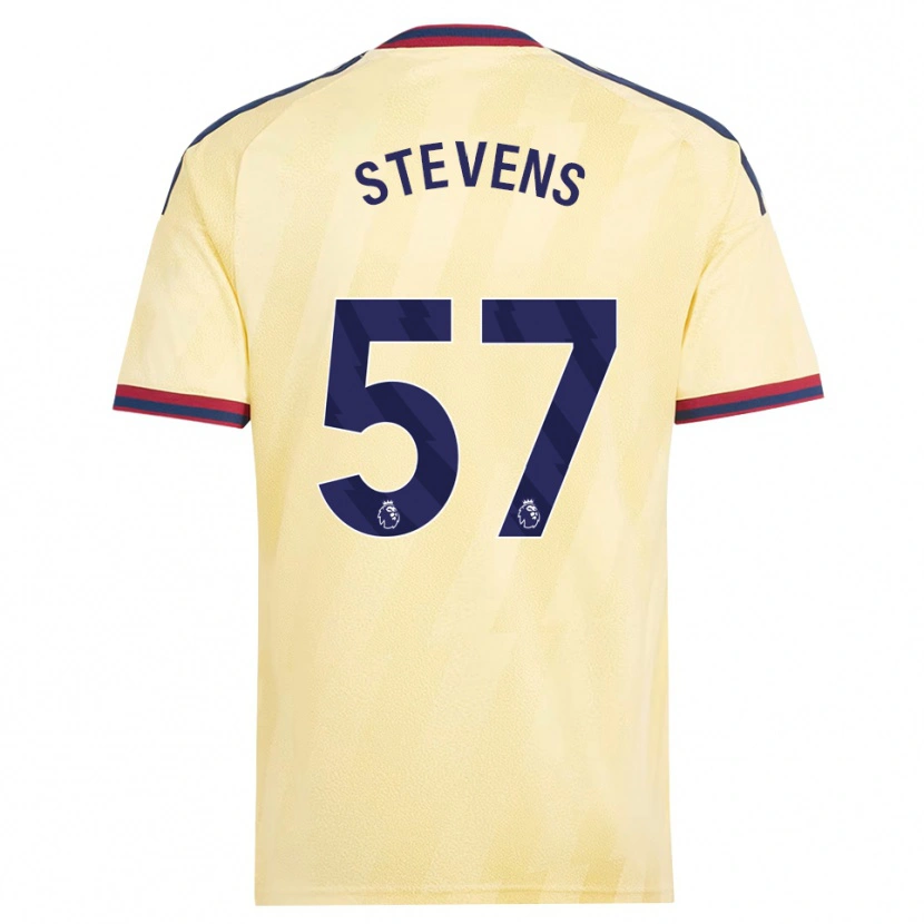 Danxen Męski Archie Stevens #57 Jasnożółty Północnoniebieski Trzeci Komplet Koszulka 2026/27 Koszulki Klubowe