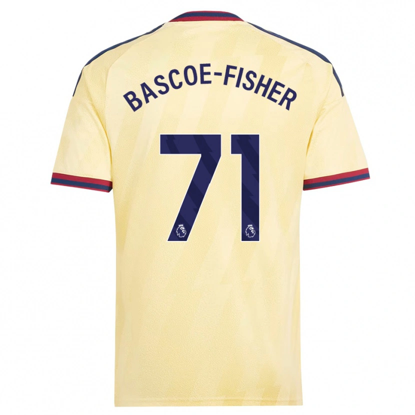 Danxen Męski Jakai Bascoe-Fisher #71 Jasnożółty Północnoniebieski Trzeci Komplet Koszulka 2026/27 Koszulki Klubowe