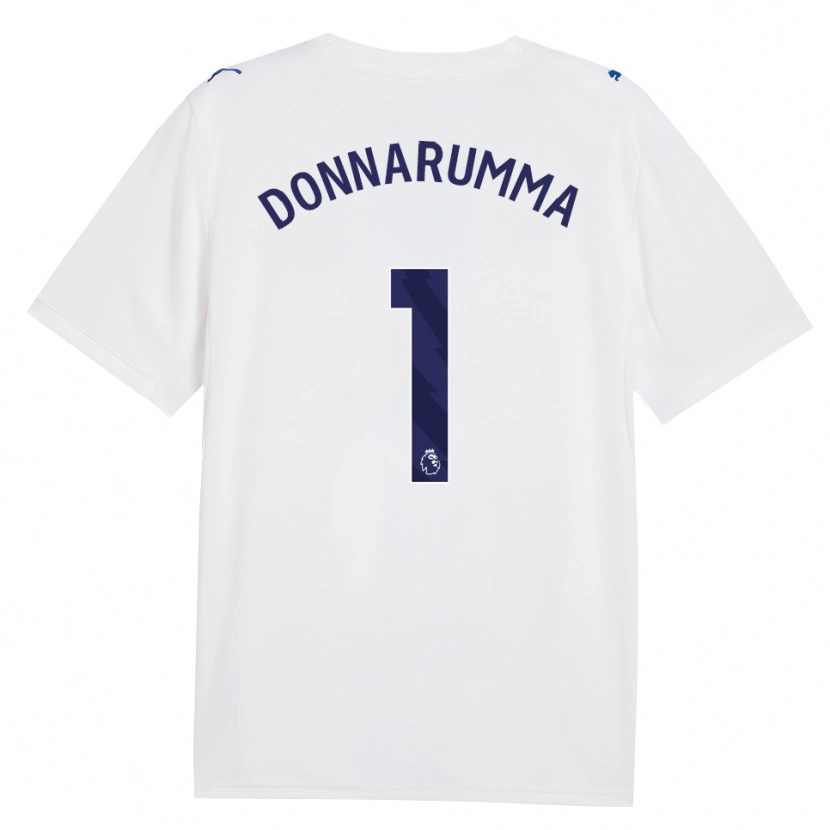 Danxen Męski Gianluigi Donnarumma #1 Granatowy Biały Trzeci Komplet Koszulka 2026/27 Koszulki Klubowe