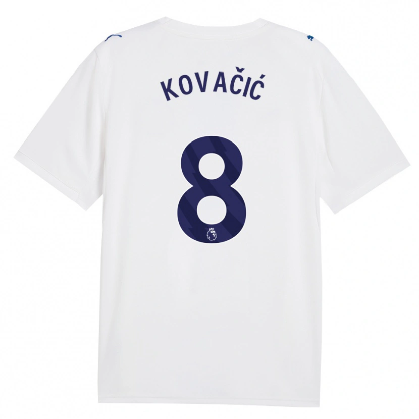 Danxen Męski Mateo Kovacic #8 Granatowy Biały Trzeci Komplet Koszulka 2026/27 Koszulki Klubowe