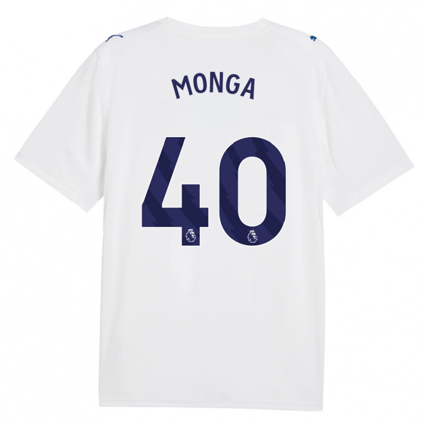 Danxen Męski Jeremy Monga #40 Granatowy Biały Trzeci Komplet Koszulka 2026/27 Koszulki Klubowe