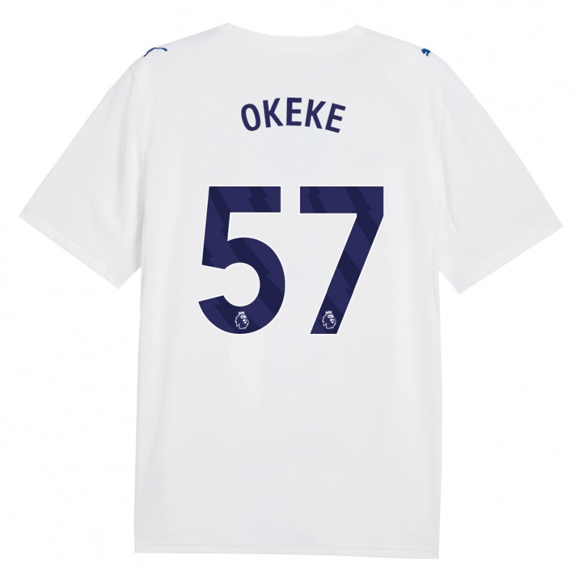 Danxen Męski Michael Okeke #57 Granatowy Biały Trzeci Komplet Koszulka 2026/27 Koszulki Klubowe