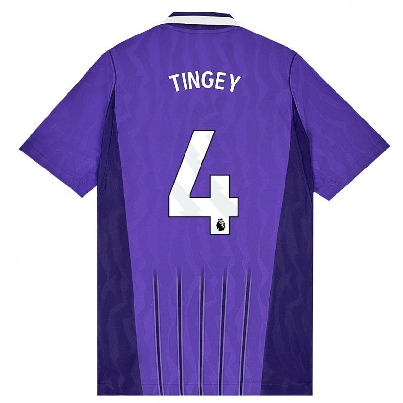 Danxen Męski Tyler Tingey #4 Fioletowy Biały Trzeci Komplet Koszulka 2026/27 Koszulki Klubowe