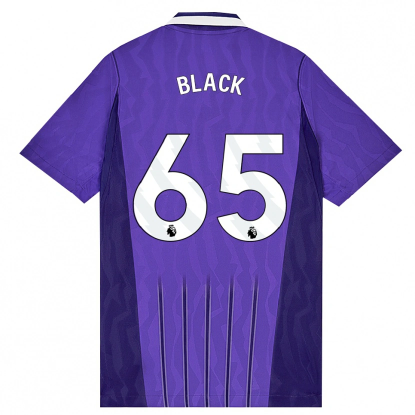 Danxen Męski Leo Black #65 Fioletowy Biały Trzeci Komplet Koszulka 2026/27 Koszulki Klubowe