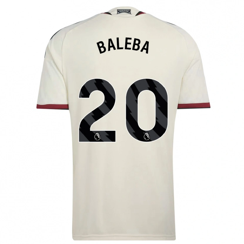 Danxen Męski Carlos Baleba #20 Beżowy Czarny Czerwony Trzeci Komplet Koszulka 2026/27 Koszulki Klubowe