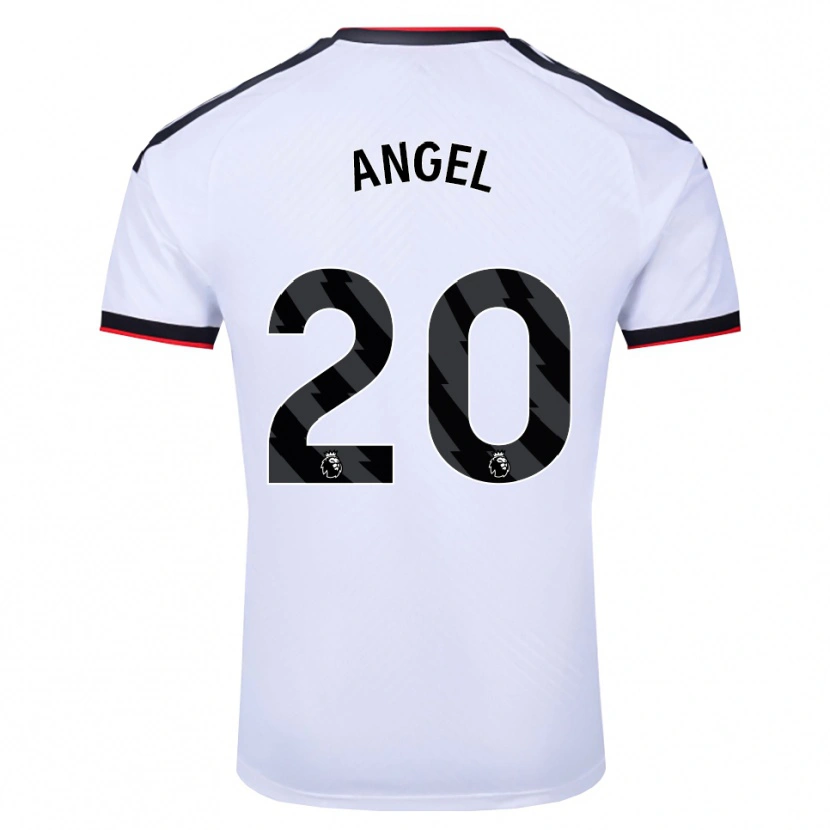 Danxen Męski Manuel Ángel #20 Biały Czarny Czerwony Domowa Koszulka 2026/27 Koszulki Klubowe
