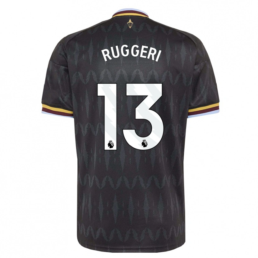 Danxen Męski Matteo Ruggeri #13 Niebieski Chaber Czarny Żółty Wyjazdowa Koszulka 2026/27 Koszulki Klubowe