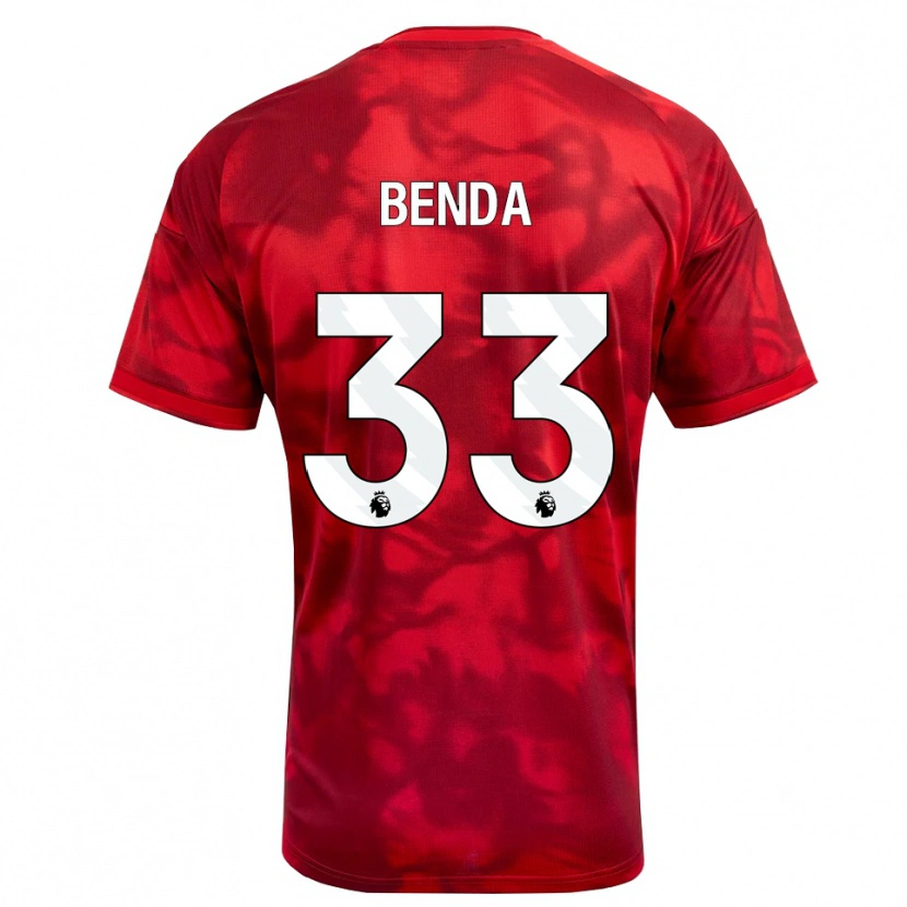 Danxen Męski Steven Benda #33 Karmazynowy Biały Domowa Koszulka 2026/27 Koszulki Klubowe