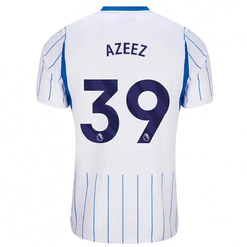 Danxen Męski Femi Azeez #39 Niebieski Chaber Biały Wyjazdowa Koszulka 2026/27 Koszulki Klubowe
