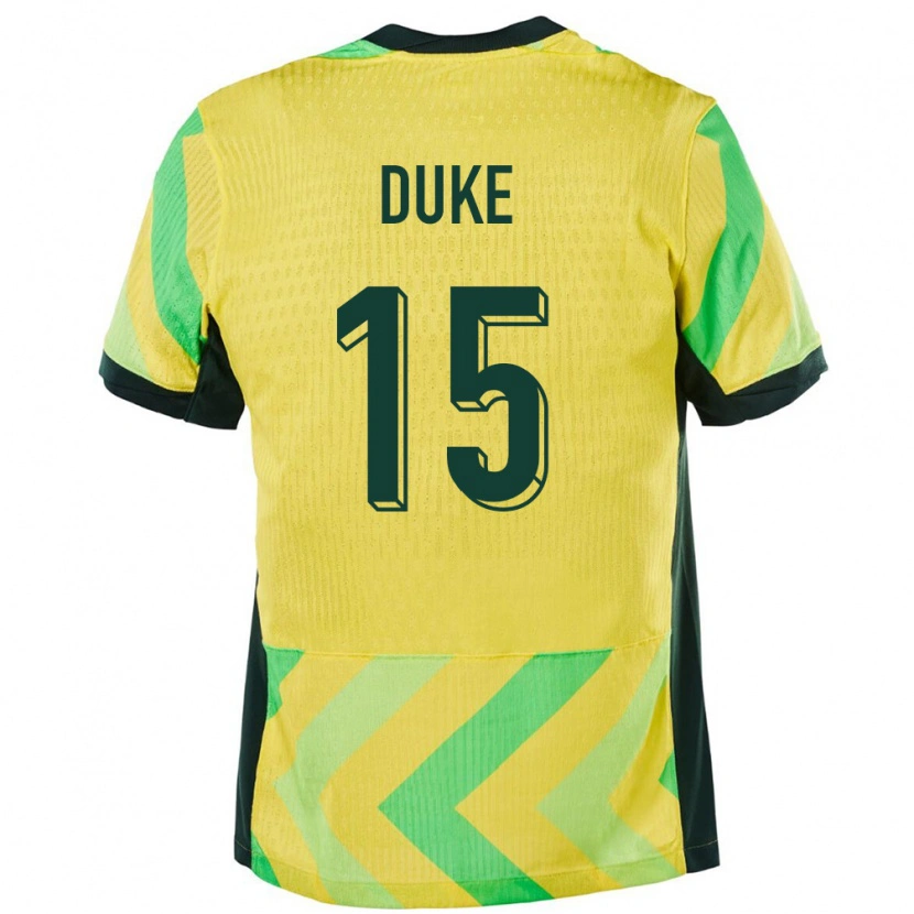 Danxen Dzieci Australia Mitchell Duke #15 Złoty Domowa Koszulka 24-26 Koszulki Klubowe
