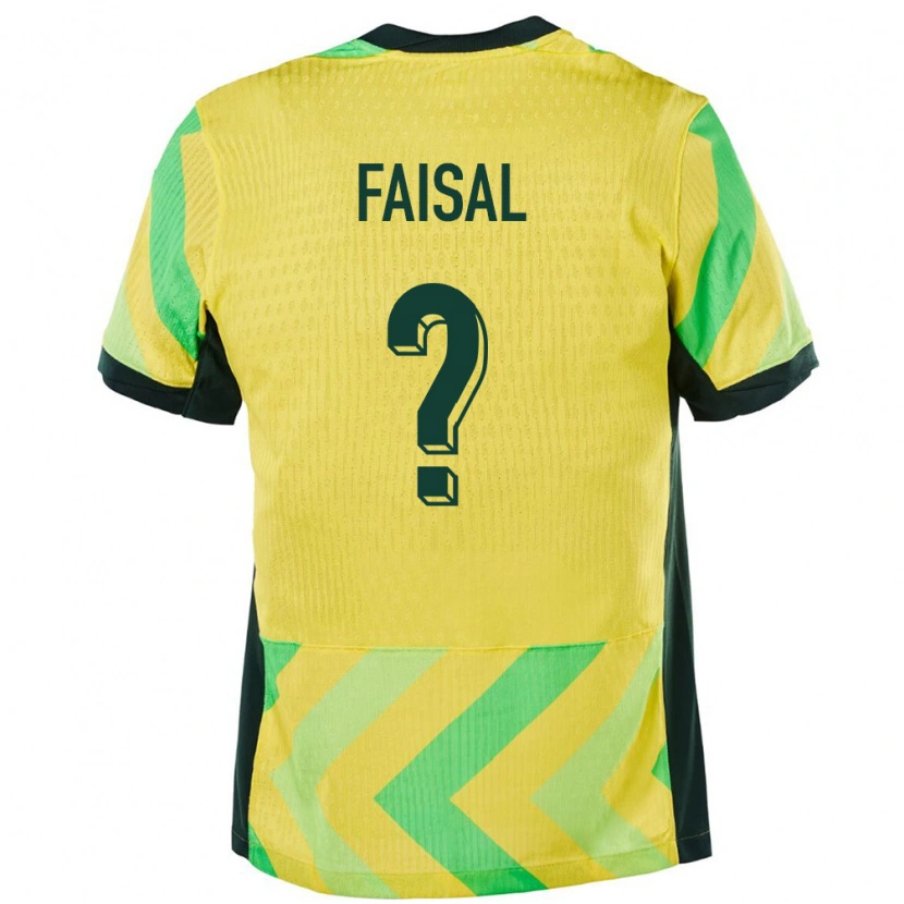 Danxen Dzieci Australia Abdelelah Faisal #0 Złoty Domowa Koszulka 24-26 Koszulki Klubowe