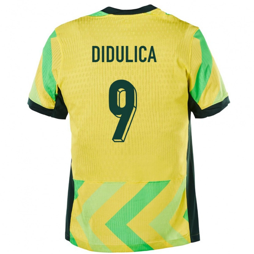 Danxen Dzieci Australia Anthony Didulica #9 Złoty Domowa Koszulka 24-26 Koszulki Klubowe