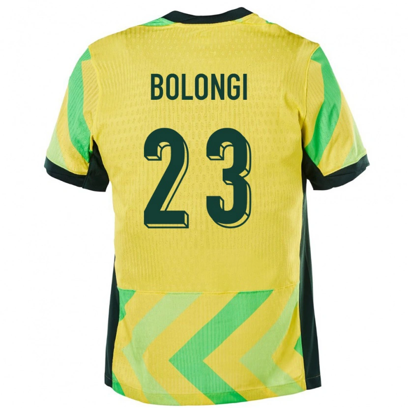 Danxen Dzieci Australia David Bolongi #23 Złoty Domowa Koszulka 24-26 Koszulki Klubowe