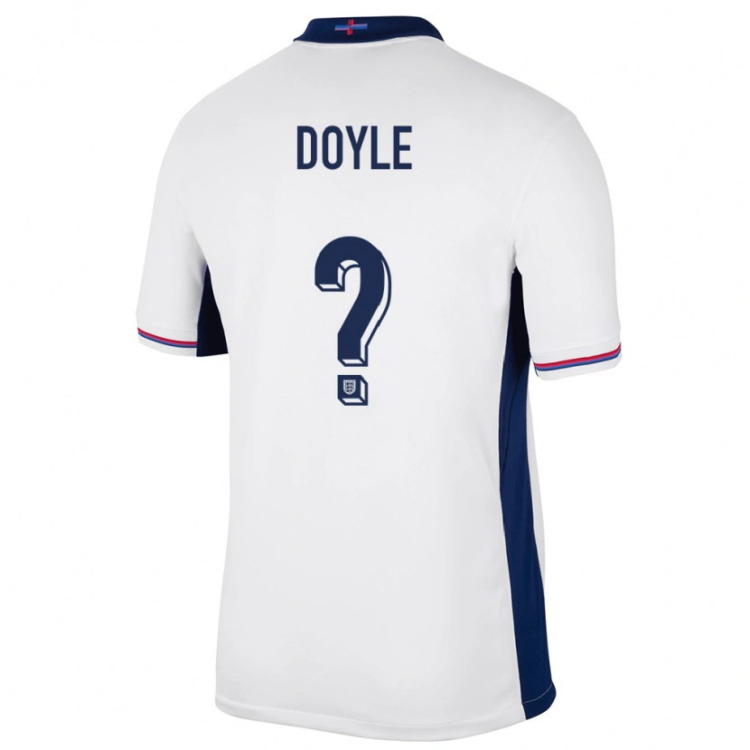 Danxen Dzieci Anglia Callum Doyle #0 Biały Domowa Koszulka 24-26 Koszulki Klubowe