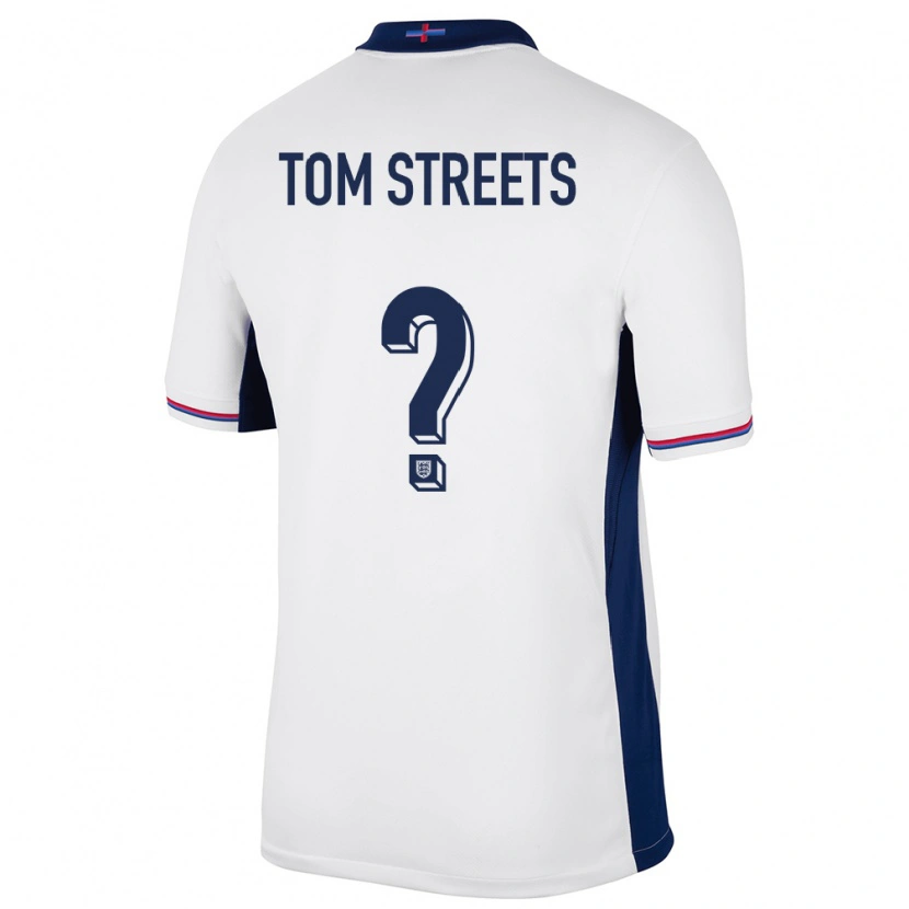 Danxen Dzieci Anglia Tom Streets #0 Biały Domowa Koszulka 24-26 Koszulki Klubowe