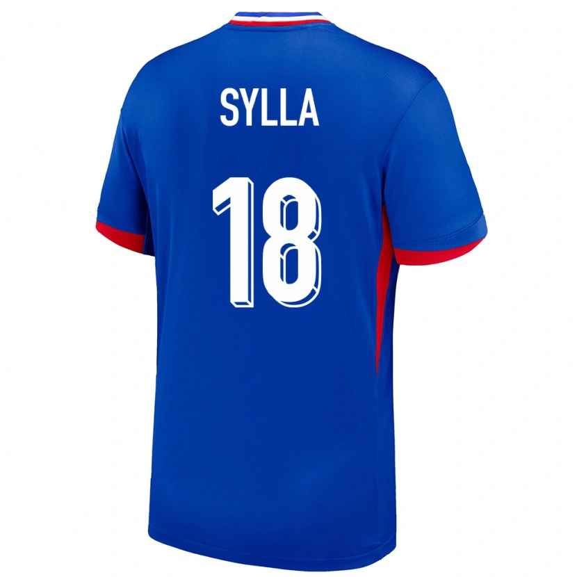 Danxen Dzieci Francja Fodé Sylla #18 Niebieski Domowa Koszulka 24-26 Koszulki Klubowe