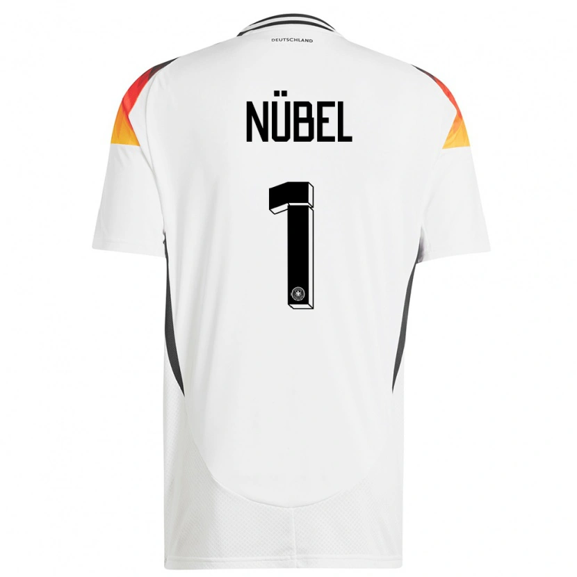 Danxen Dzieci Niemcy Alexander Nübel #1 Biały Domowa Koszulka 24-26 Koszulki Klubowe