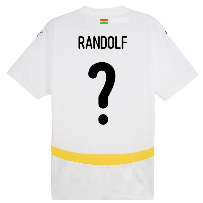 Danxen Dzieci Ghana Augustine Randolf #0 Biały Domowa Koszulka 24-26 Koszulki Klubowe